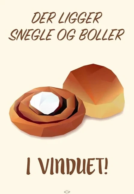 Der Ligger Snegle Og Boller