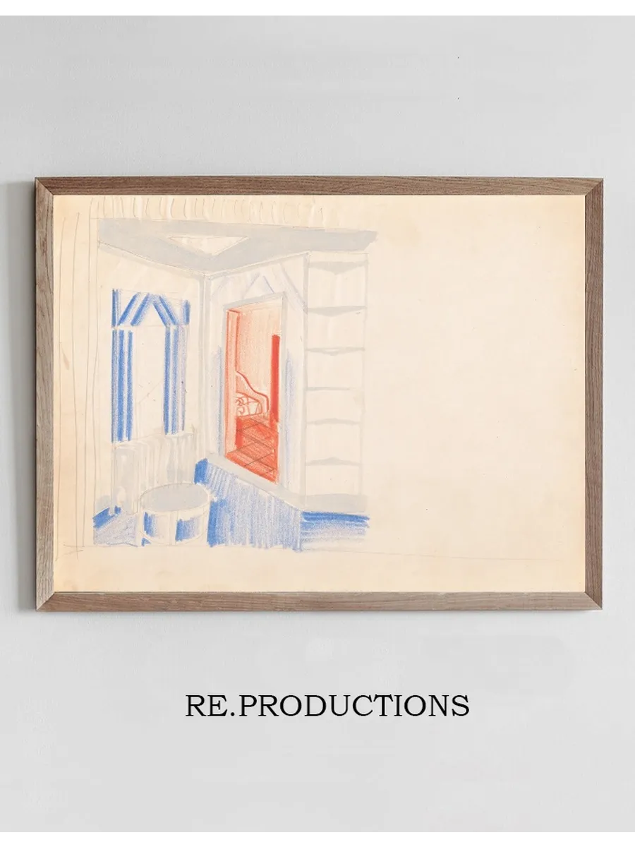 Design Drawings for Miscellaneous Interiors, Some Possibly Related to the Hotel St. George, New York, NY. Sket