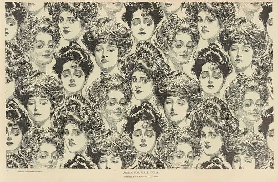 Design Fo a Wallpaper, Suitable for a Bachelor Apartment