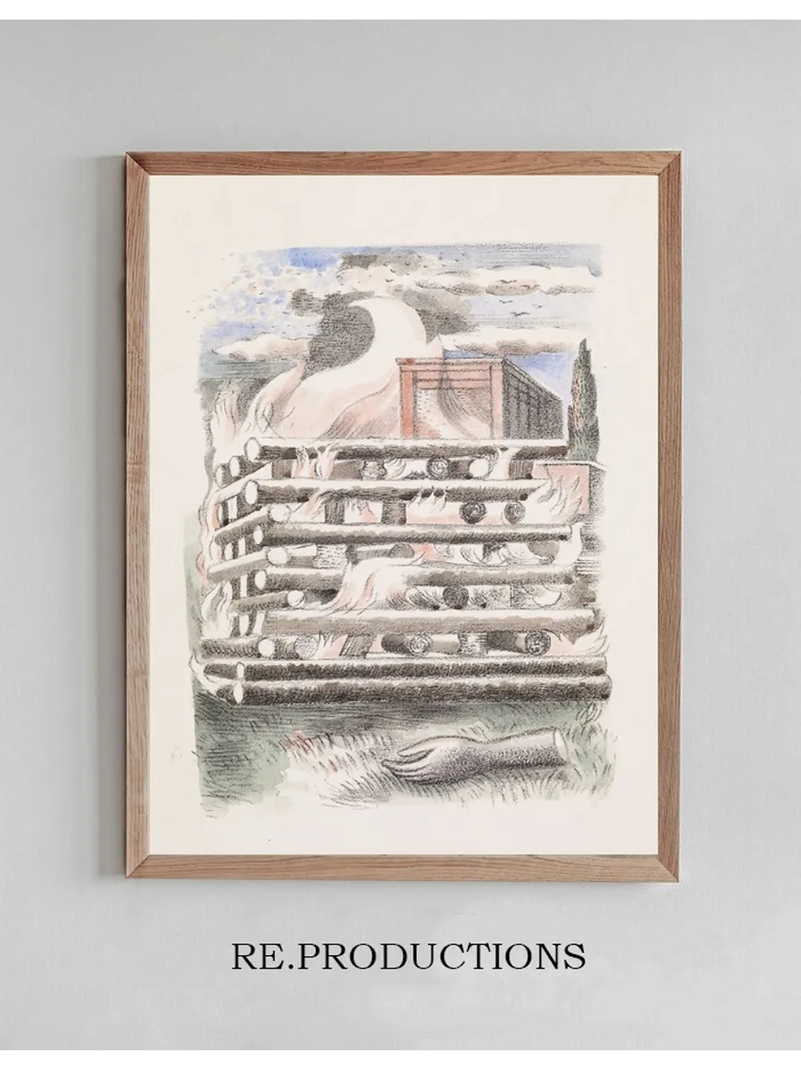 Design for Urne Buriall Funeral Pyre