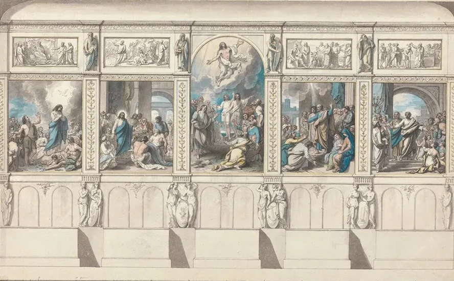 Design for a Wall of the Chapel of Revealed Religion