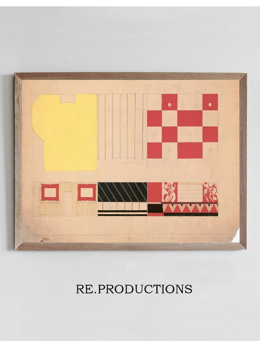 Design for D or of Restaurant, 56 East 56th St, New York, NY. Drawing of Suggested D or for Restaurant with Co