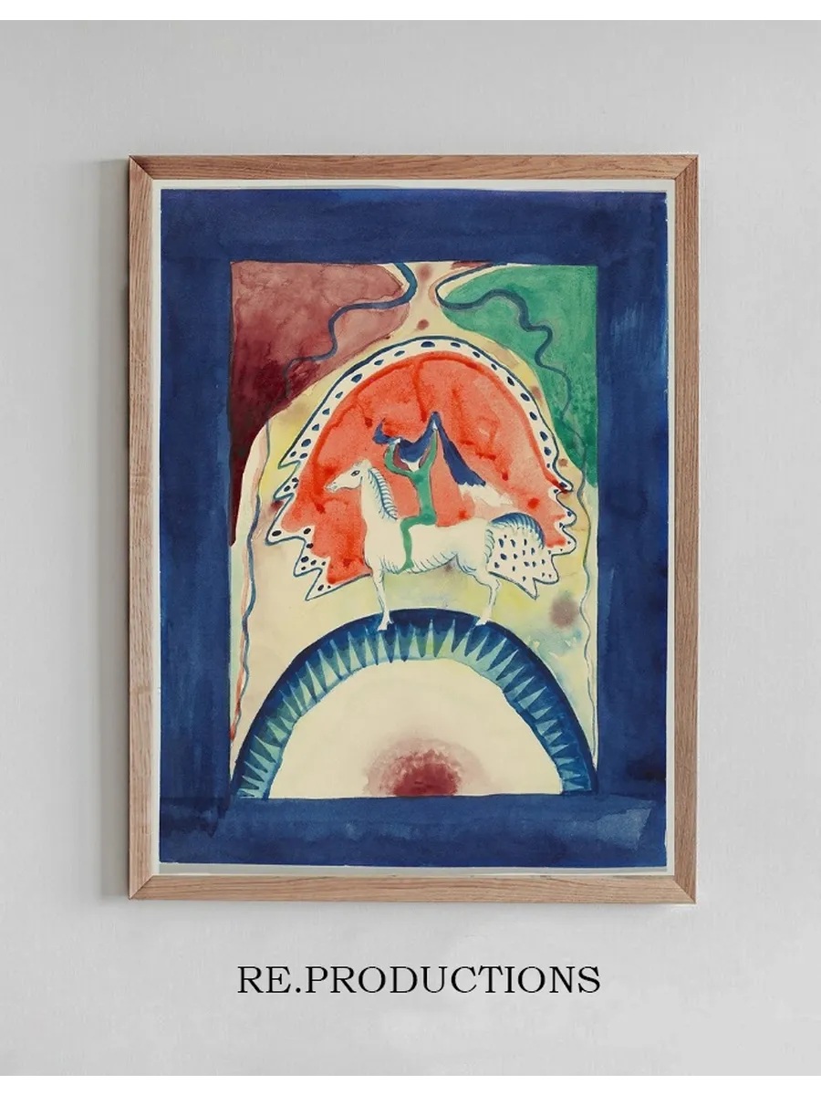 Design for the Cover of the Almanac the Blue Rider