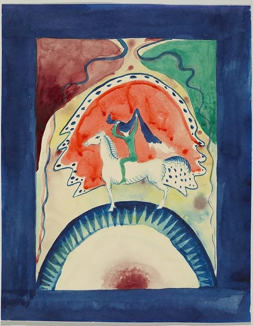 Design for the Cover of the Almanac the Blue Rider