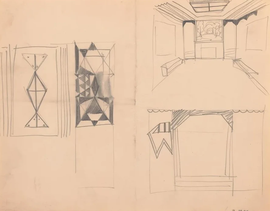 Designs for Shellball Apartments, 8300 Talbot St. at Lefferts Blvd., Kew Gardens, New York, NY. Design for mai
