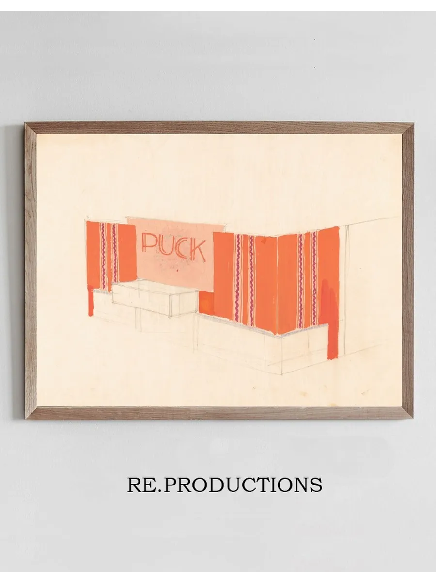 Designs for the Puck Theater (later Elgin Movie Theater, then Joyce Movie Theater), New York, NY. Exterior per