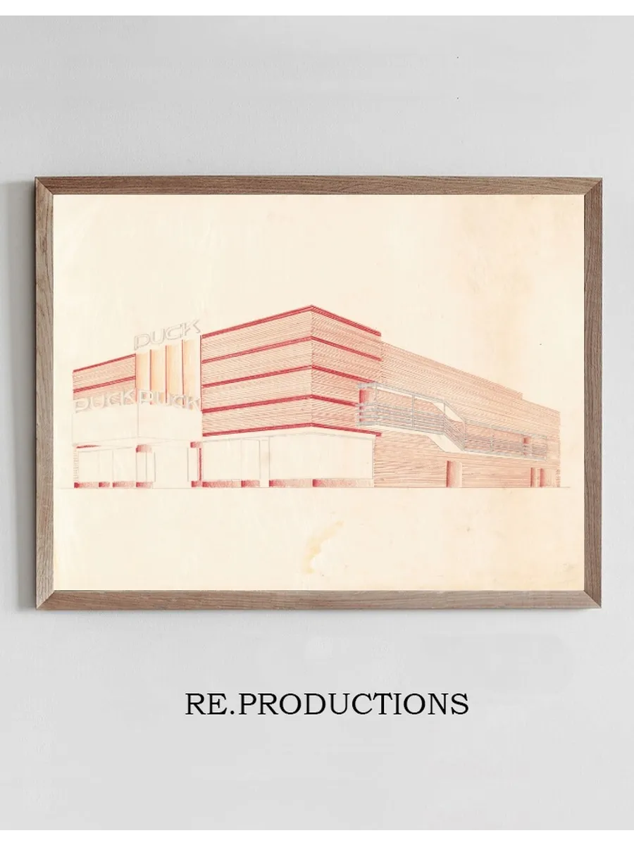 Designs for the Puck Theater (later Elgin Movie Theater, then Joyce Movie Theater), New York, NY. Exterior per