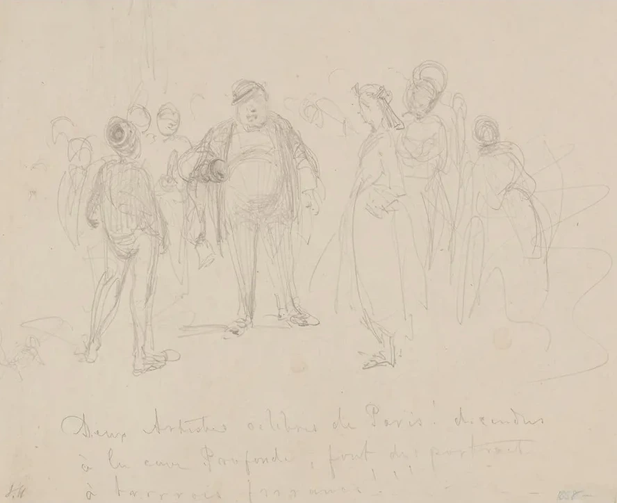 Deux Artistes C l bres de Paris