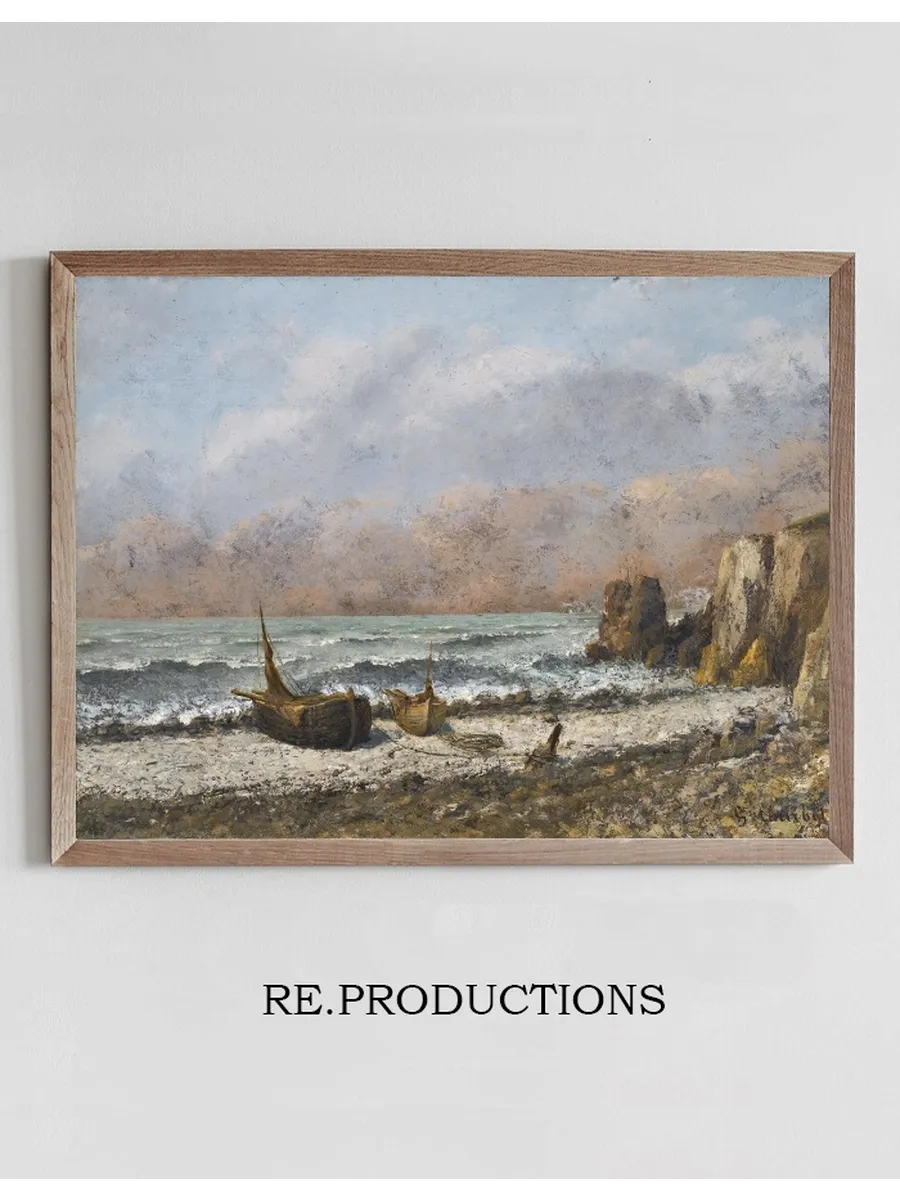 Deux Bateaux Sur la Plage