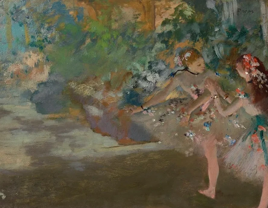 Deux Danseuses Sur la Sc Ne