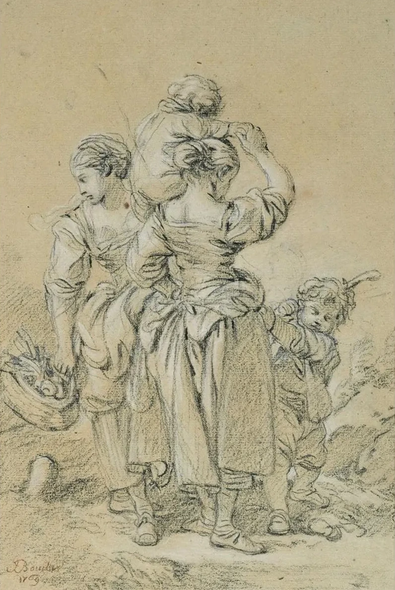 Deux Femmes et Deux Enfants