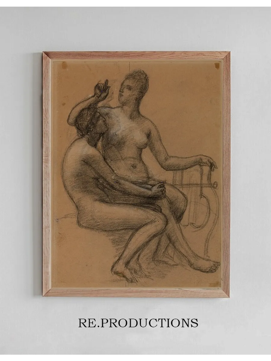 Deux Femmes Nues Assises