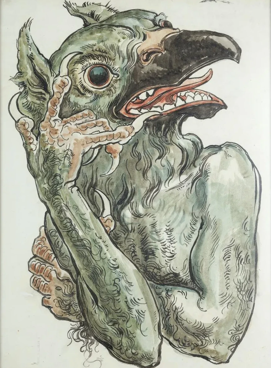 Devil with a Bird's Head