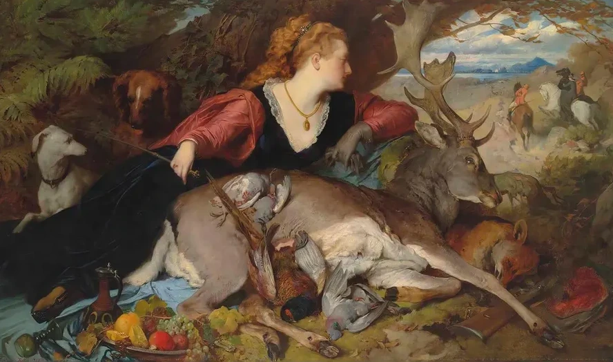 Diana Amongst the Spoils of the Hunt