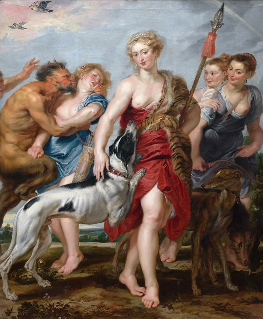 Diana and Her Nymphs Departing For The Hunt
