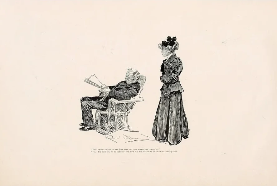 DID I Understand You to Say, John, That the Tenor Married the Contralto
