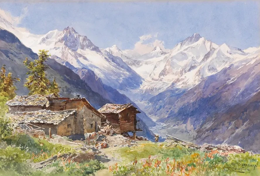 Die Alpe Barneuza (Wallis)