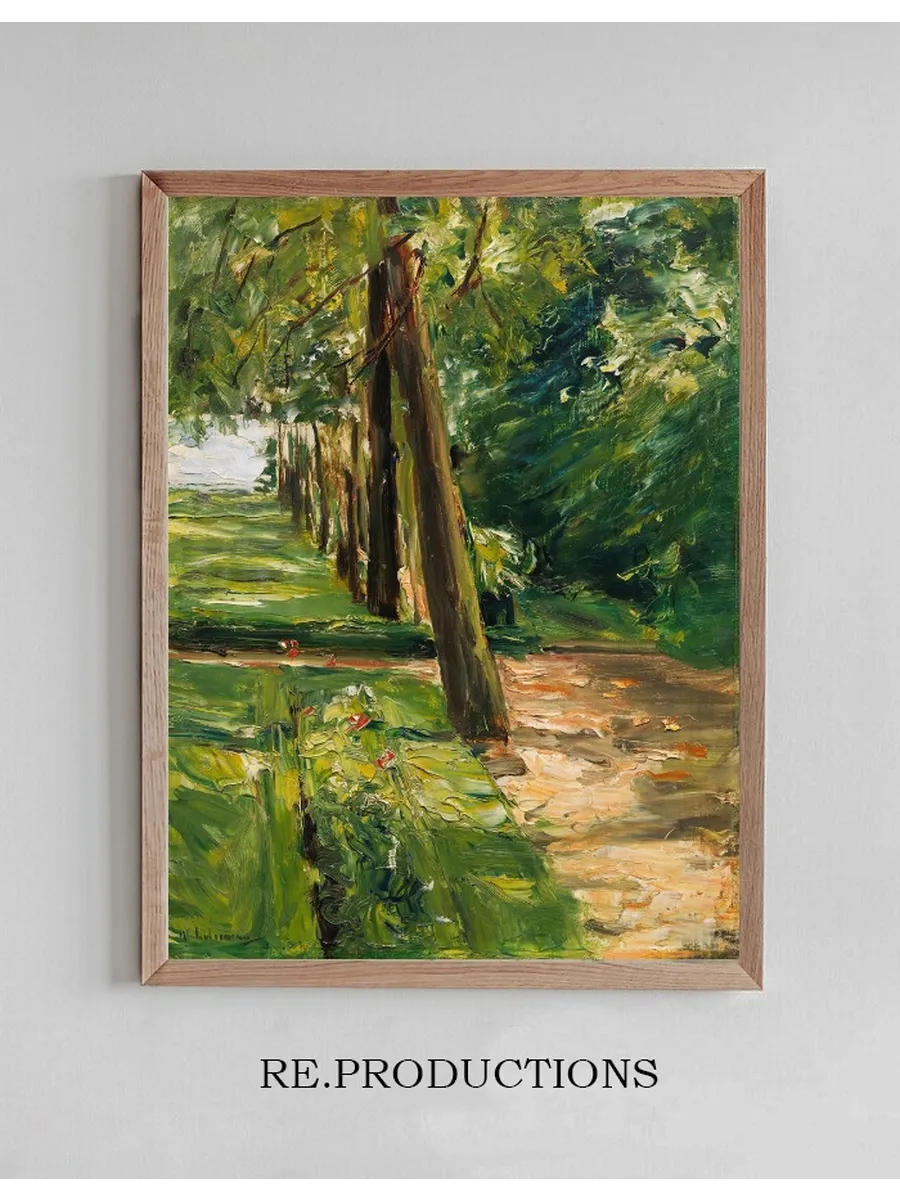 Die Birkenallee IM Wannseegarten Nach Osten, Wohl
