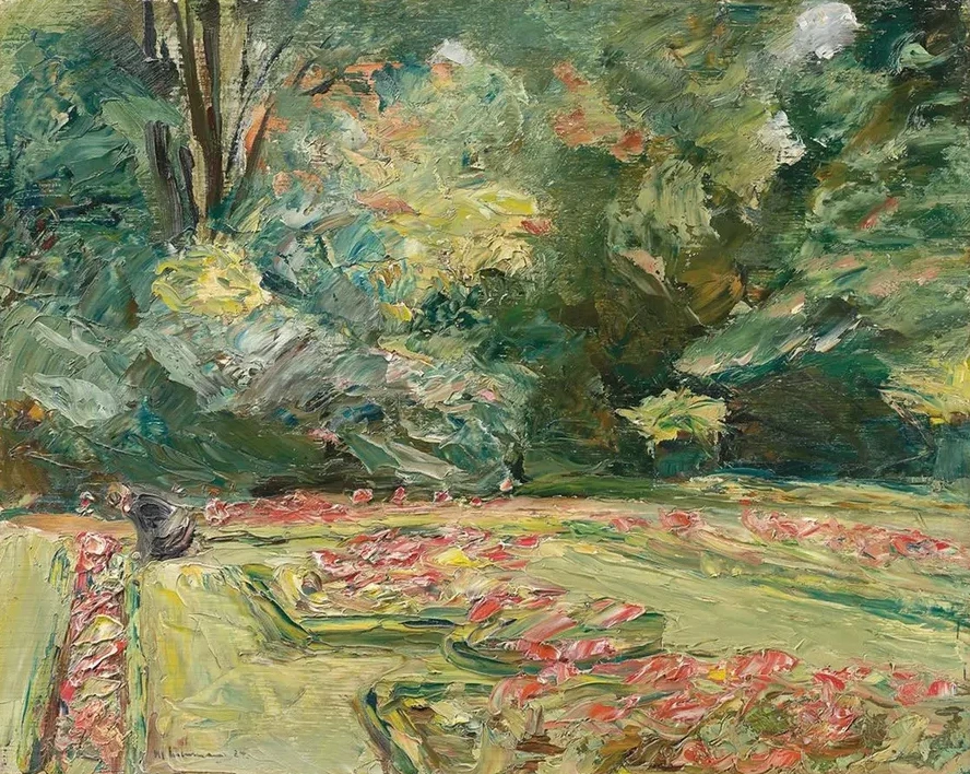 Die Blumenterrasse IM Wannseegarten Nach Norden