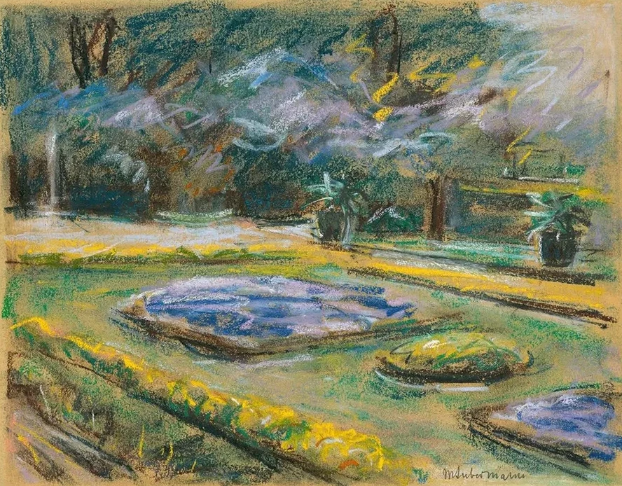 Die Blumenterrasse IM Wannseegarten Nach Nordosten