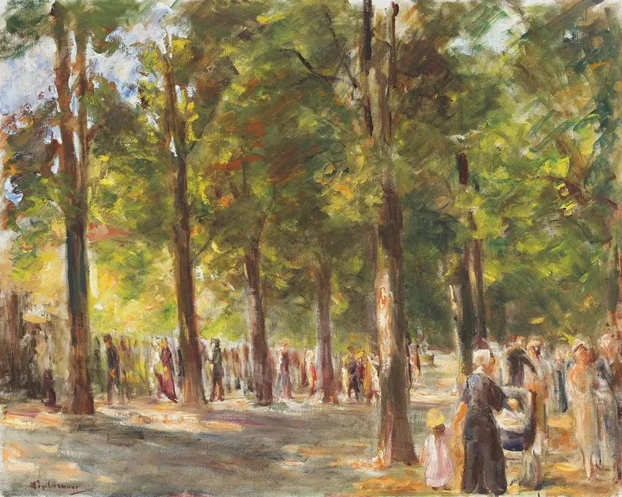 Die Gro E Seestra E in Wannsee Mit Spazierg Ngern