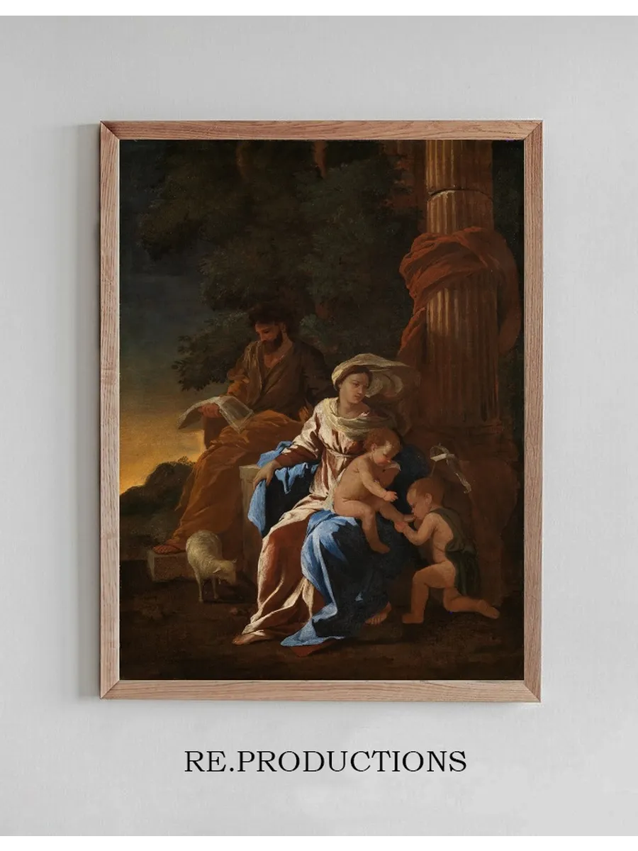 Die Heilige Familie Mit Dem Johannesknaben