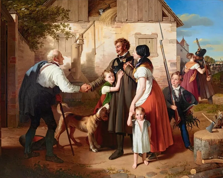 Die Heimkehr Des Landwehrmannes