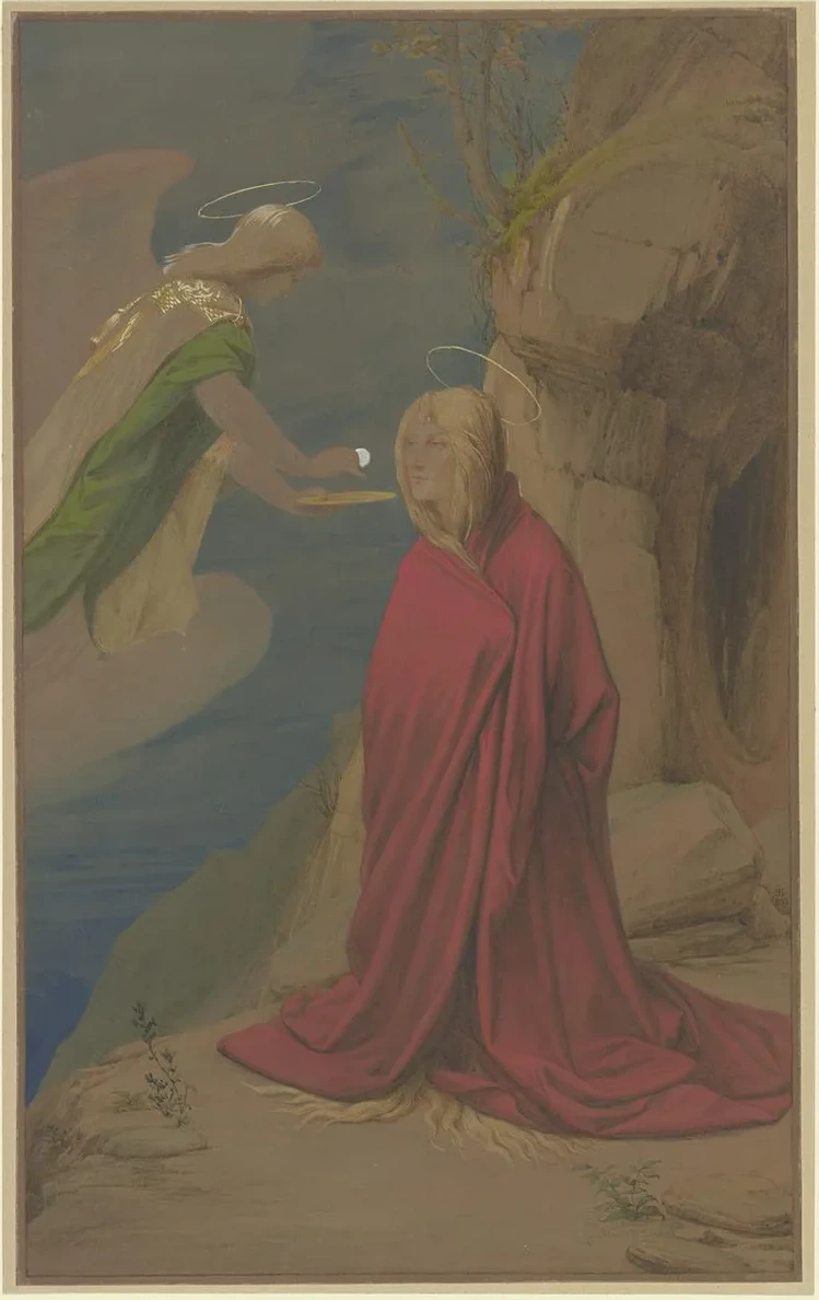 Die Kommunion der Heiligen Maria Magdalena