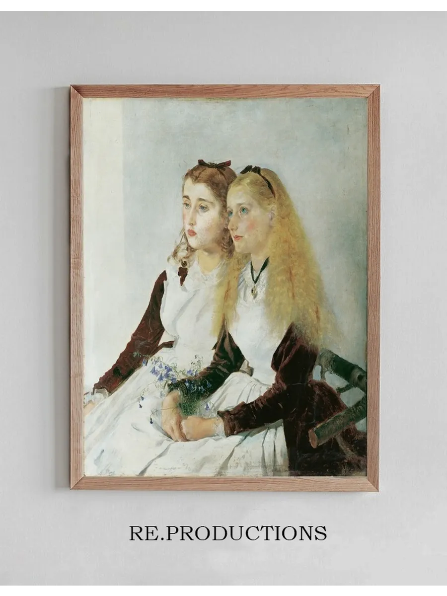 Die Nichten des K nstlers, Elisabeth und Maja