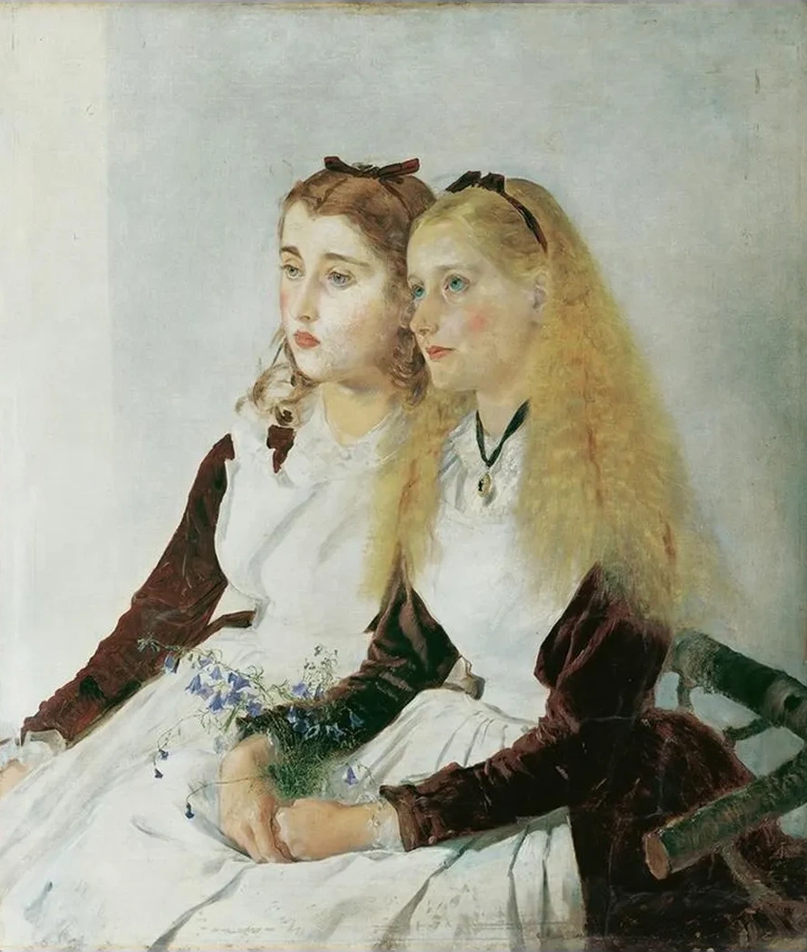 Die Nichten des K nstlers, Elisabeth und Maja
