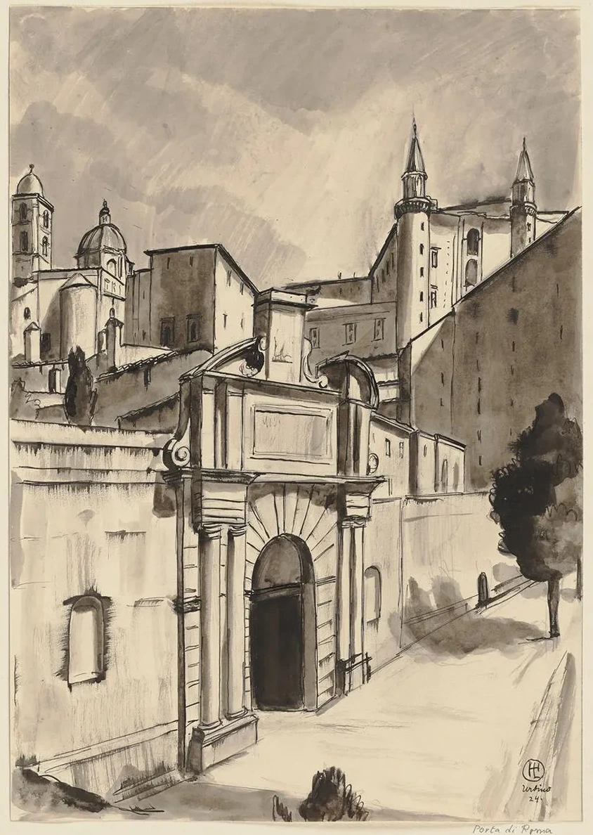 Die Porta Valbona in Urbino