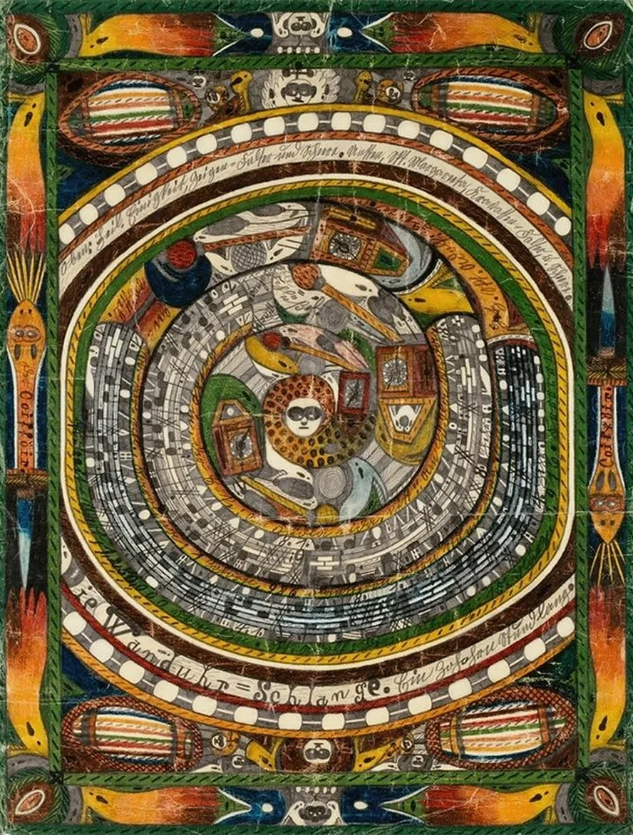 Die Wanduhr Schlange. Ein Zohohrn Stund lang