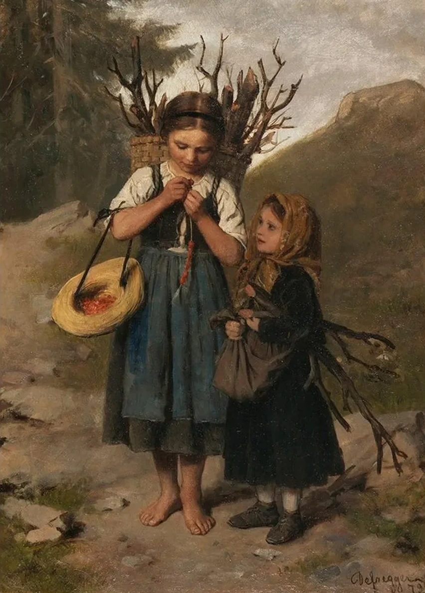 Die Kleinen Reisigsammlerinnen
