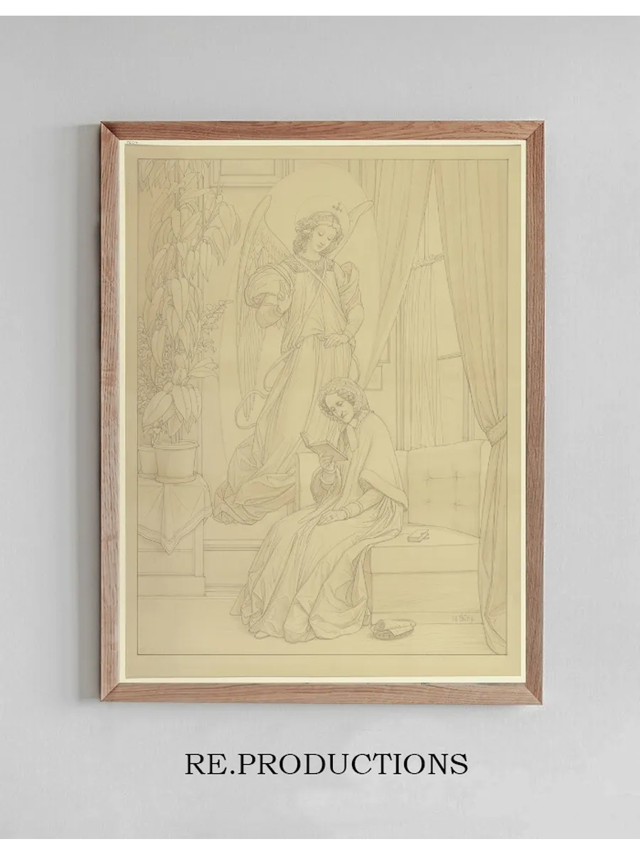 Die Lesende Antonia Brentano Mit Einem Engel