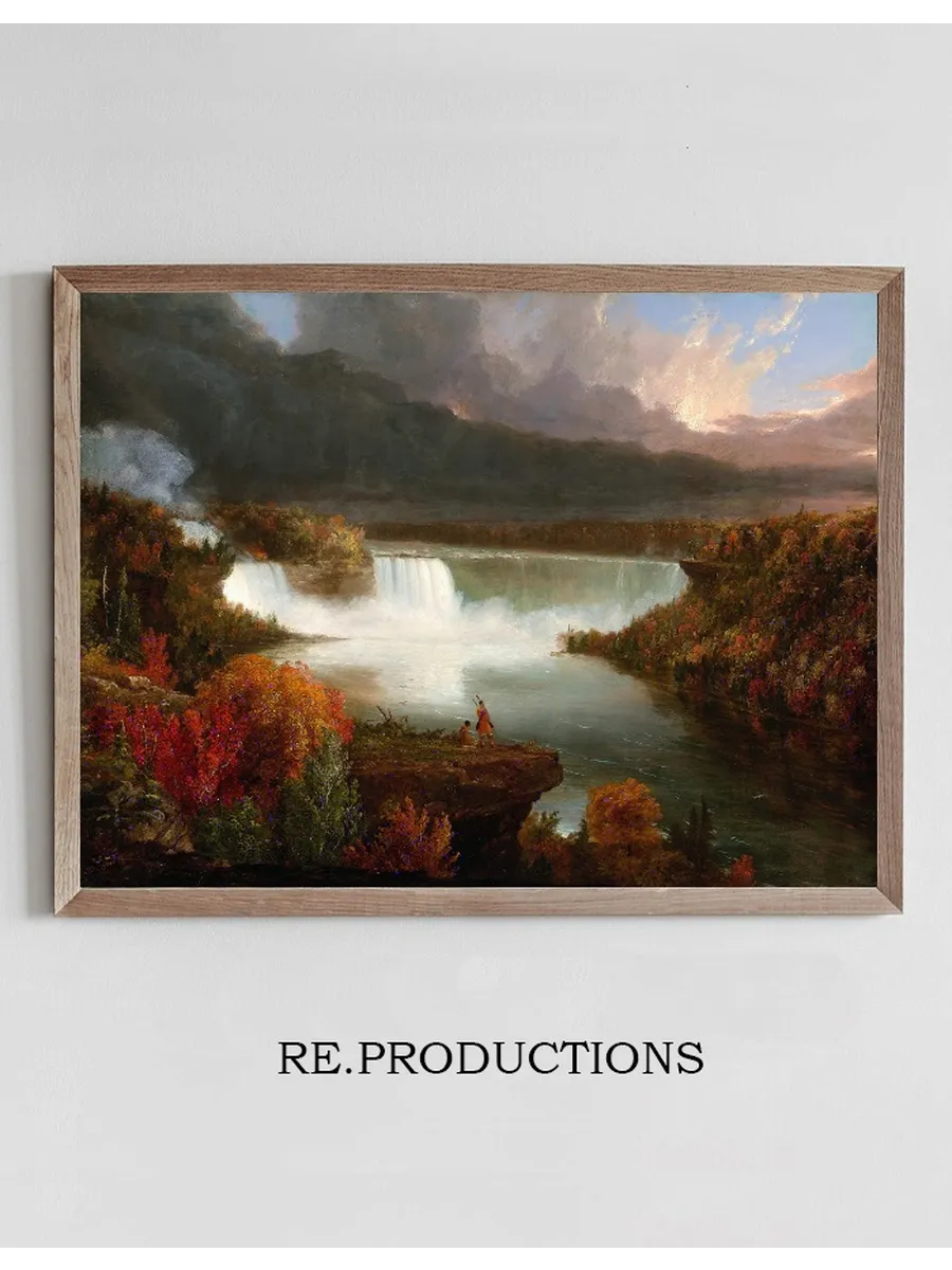 Distant View of Niagara Falls