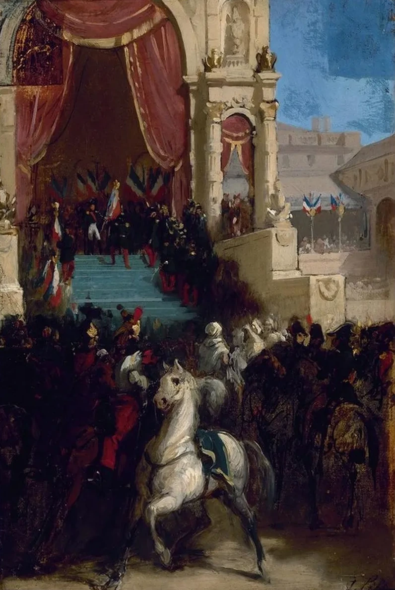 Distribution Des Aigles et la B N Diction Des Drapeaux, le 10 Mai 1852, Au Champ - de - Mars