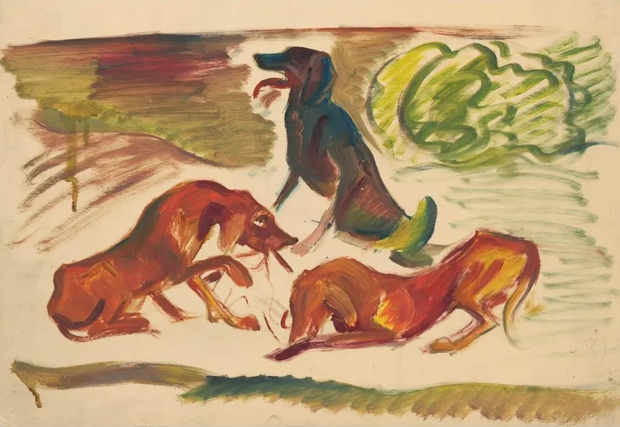 Dogs in a Landscape