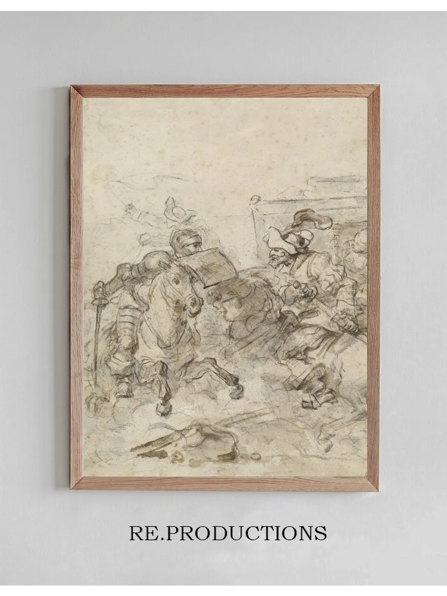 Don Quixote Attacking the Biscayan