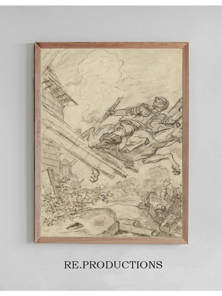 Don Quixote Attacking the Windmill