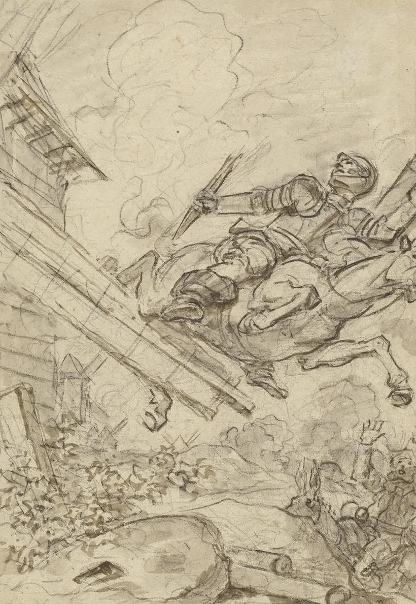 Don Quixote Attacking the Windmill