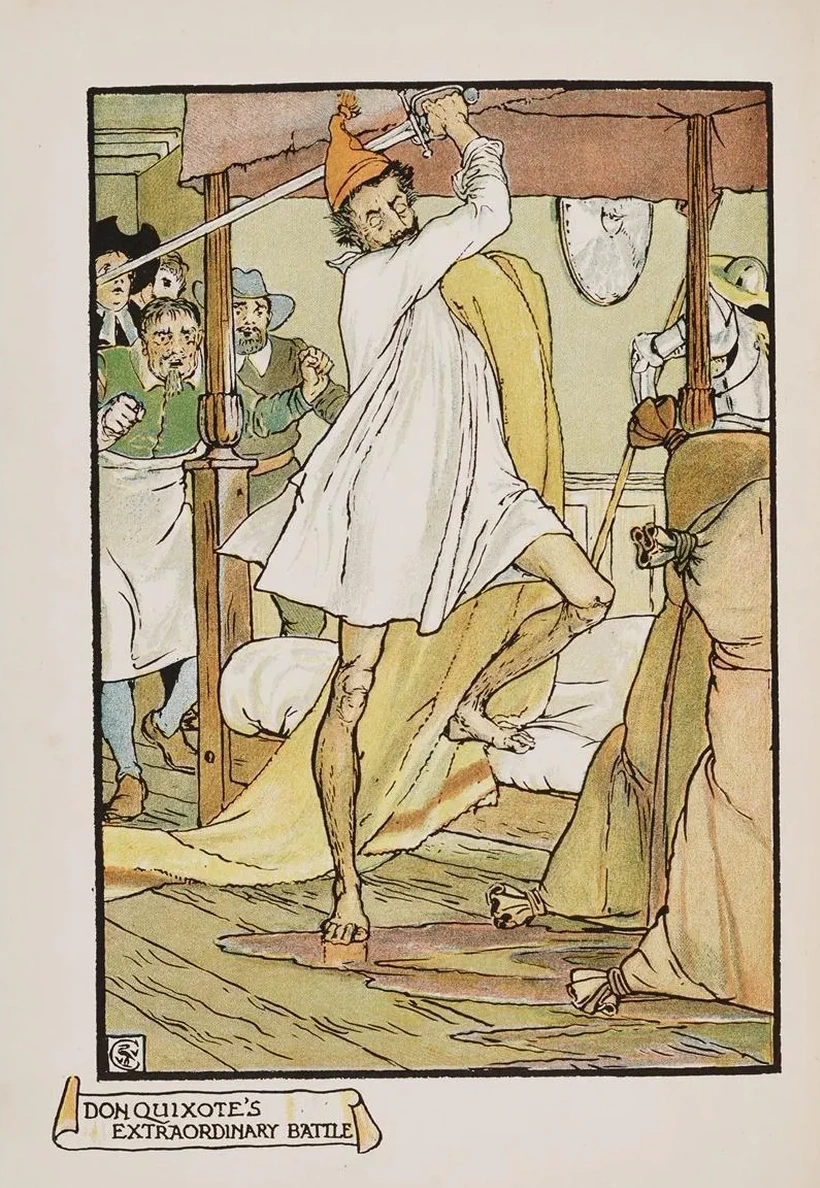 Don Quixote's Extraordinary Battle