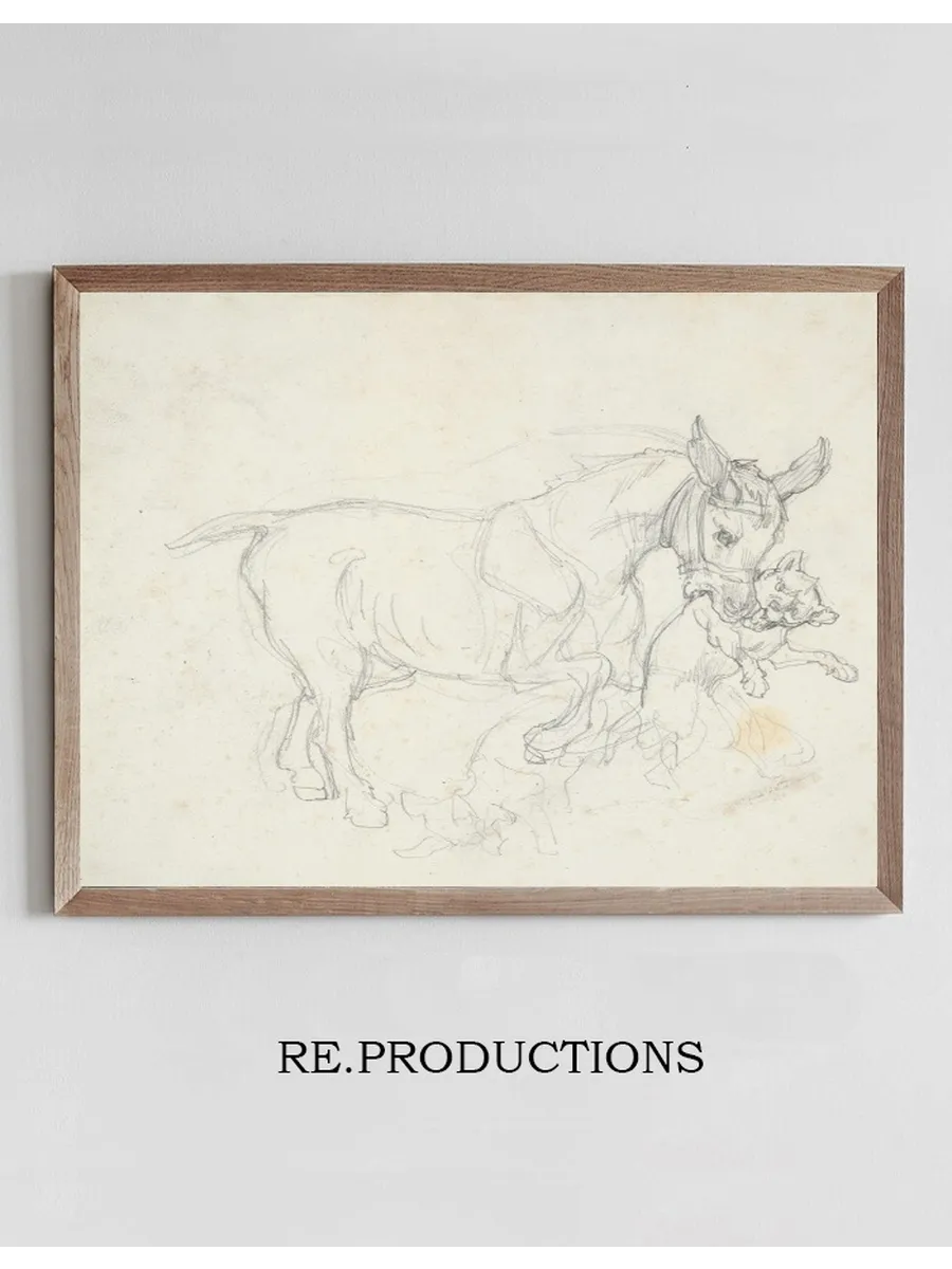Donkey Holding Dog in its Mouth