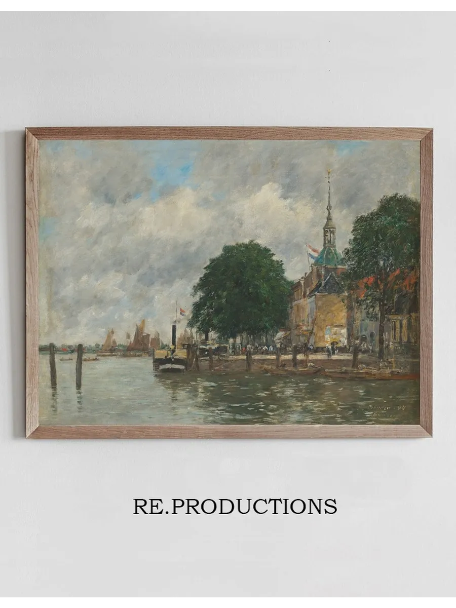 Dordrecht. Un Quai du Port