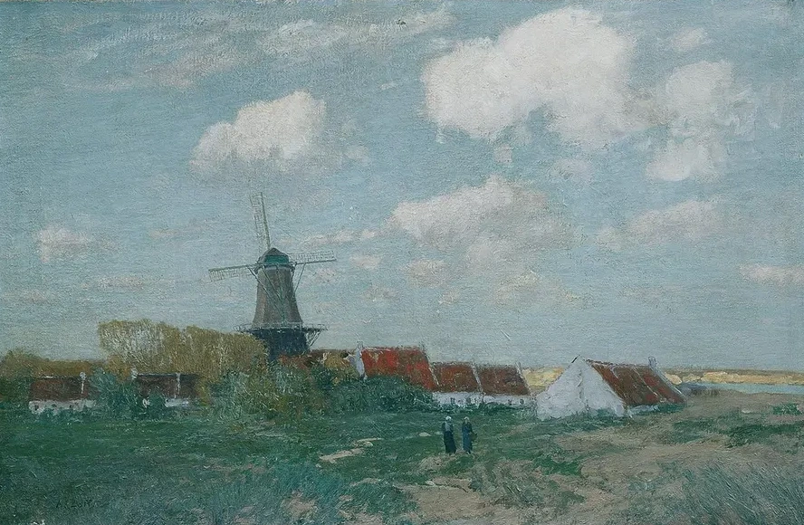 Dorf auf der D ne