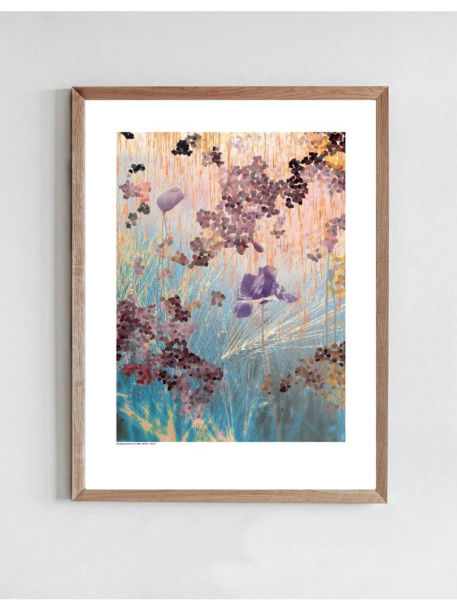 Dot and Flower Blue