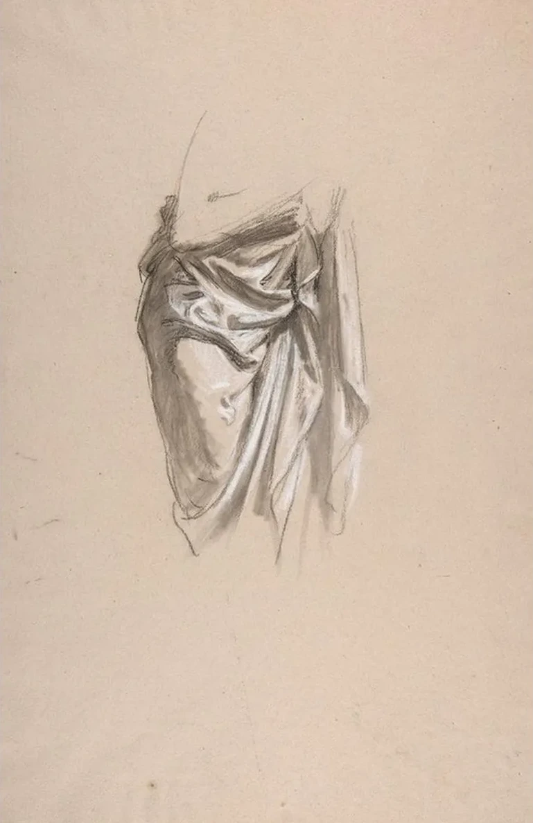 Drapery Study for Clovis