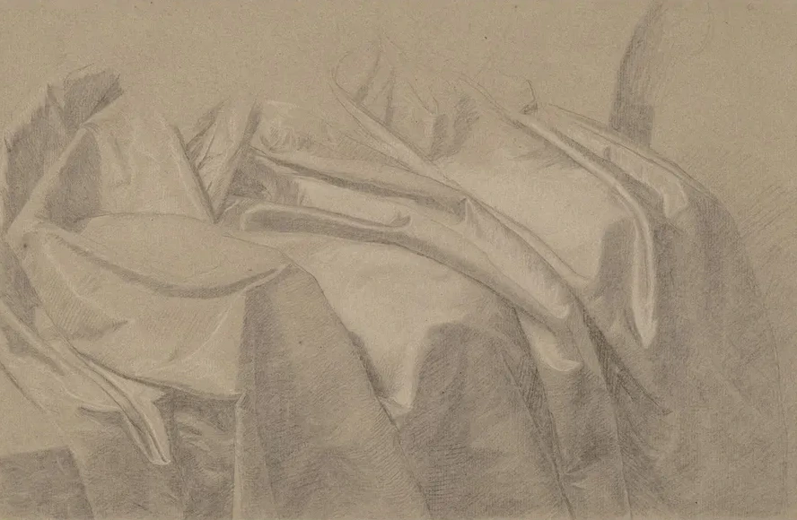 Drapery Study for Mary and Elizabeth Royall