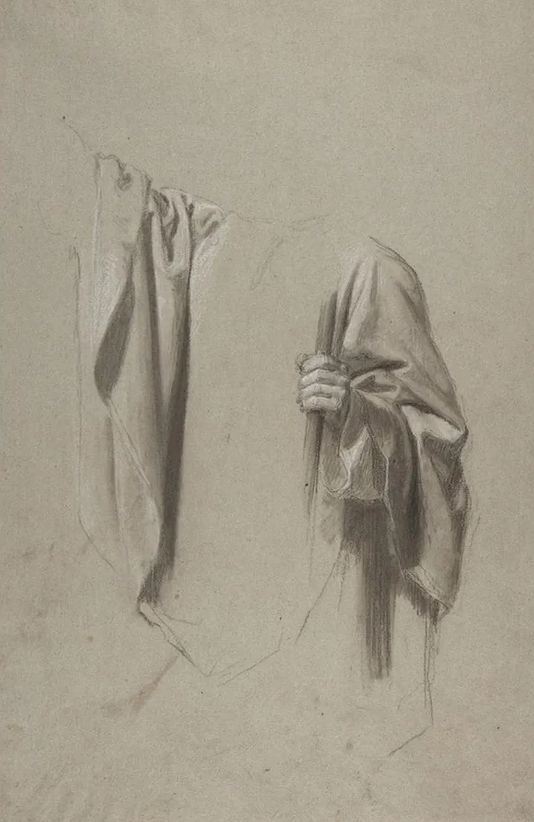 Drapery Study for Saint Remi