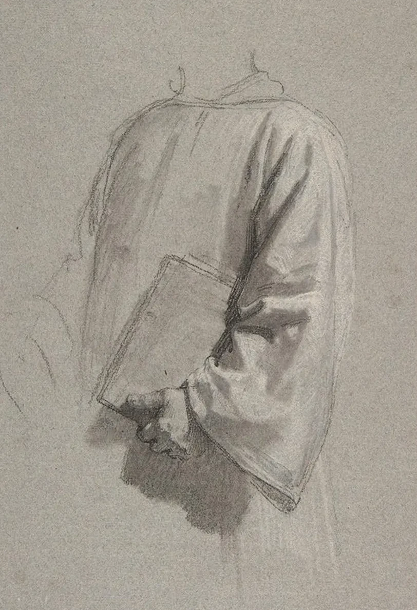 Drapery Study for a Cleric