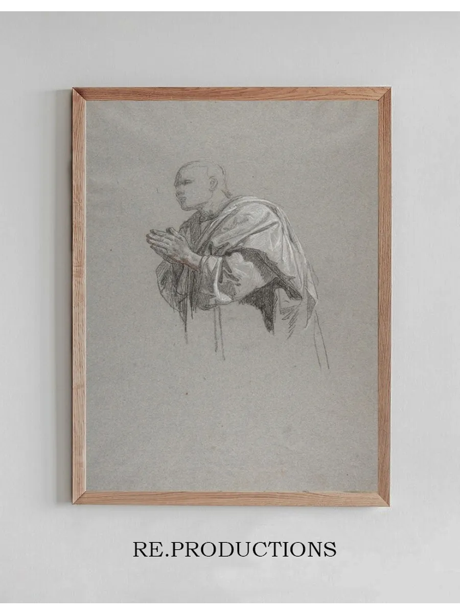 Drapery Study for a Cleric